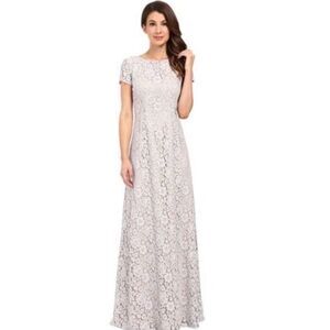 NEW Donna Morgan Alice Gown Ice Blue Cap Sleeves size 14 Mother of the Bride